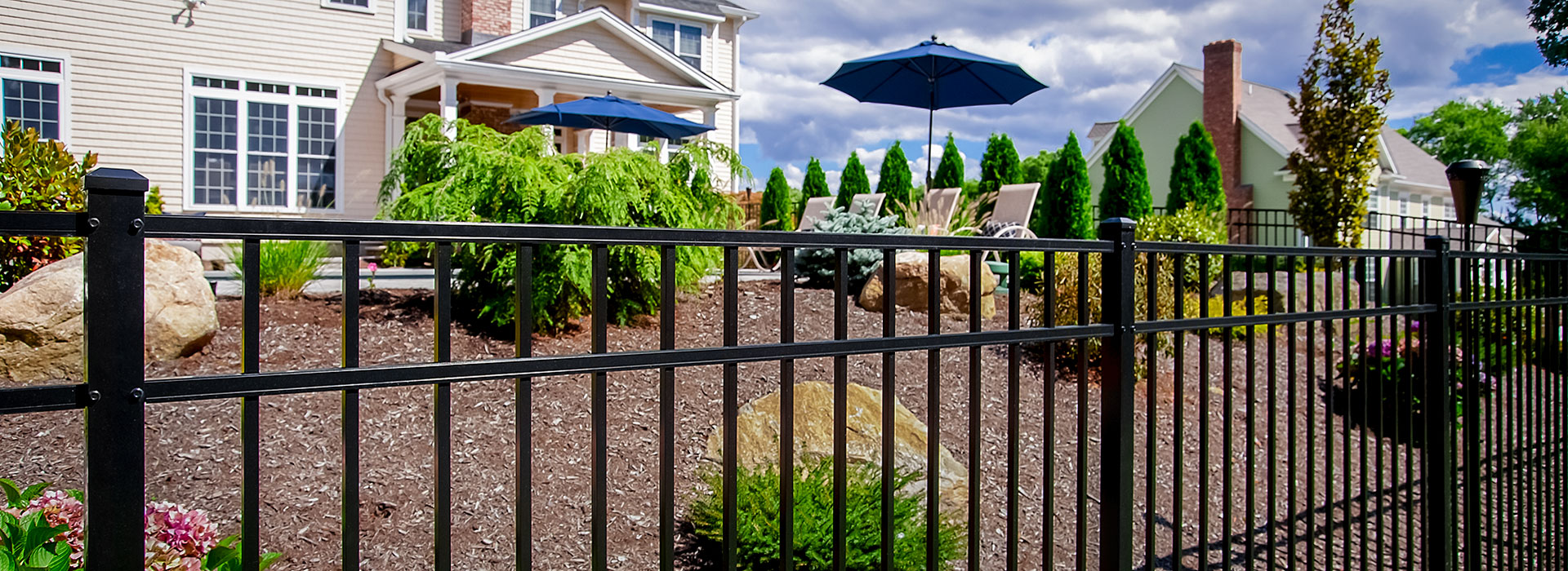 aluminum fence styles